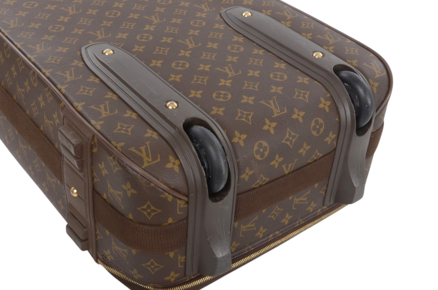 Louis Vuitton Pegase 55 Suitcase Travel Trolley Monogram Canvas Cabin Bag Weekend Designer Classic