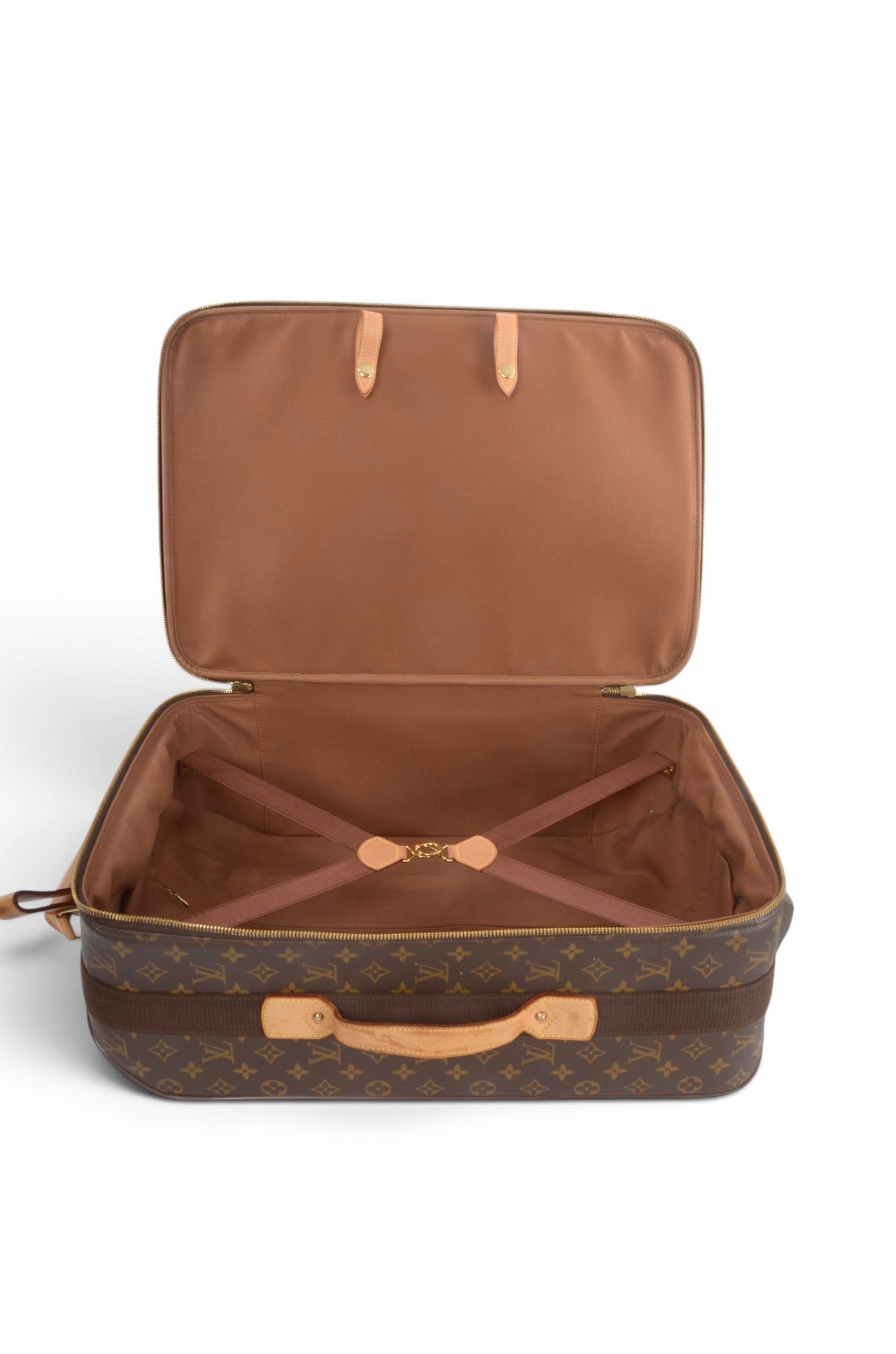 Louis Vuitton Pegase 55 Suitcase Travel Trolley Monogram Canvas Cabin Bag Weekend Designer Classic