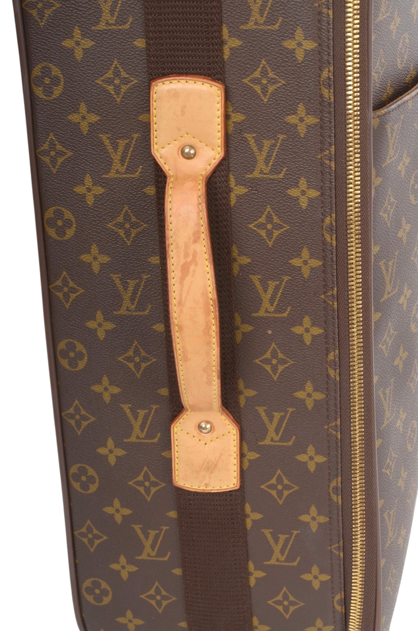 Louis Vuitton Pegase 55 Suitcase Travel Trolley Monogram Canvas Cabin Bag Weekend Designer Classic