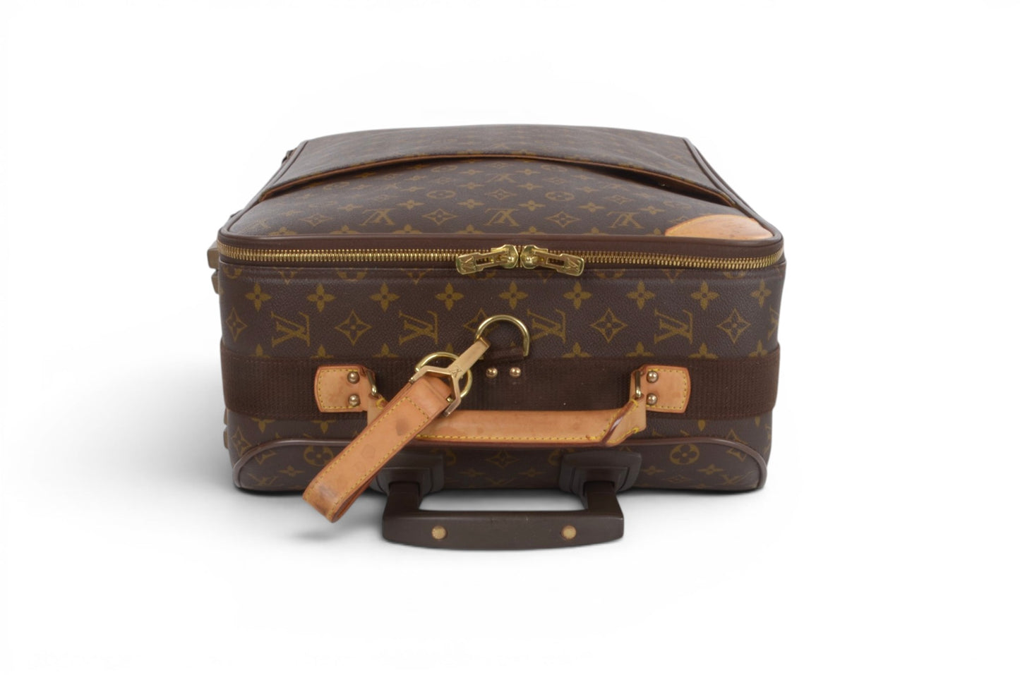 Louis Vuitton Pegase 55 Suitcase Travel Trolley Monogram Canvas Cabin Bag Weekend Designer Classic