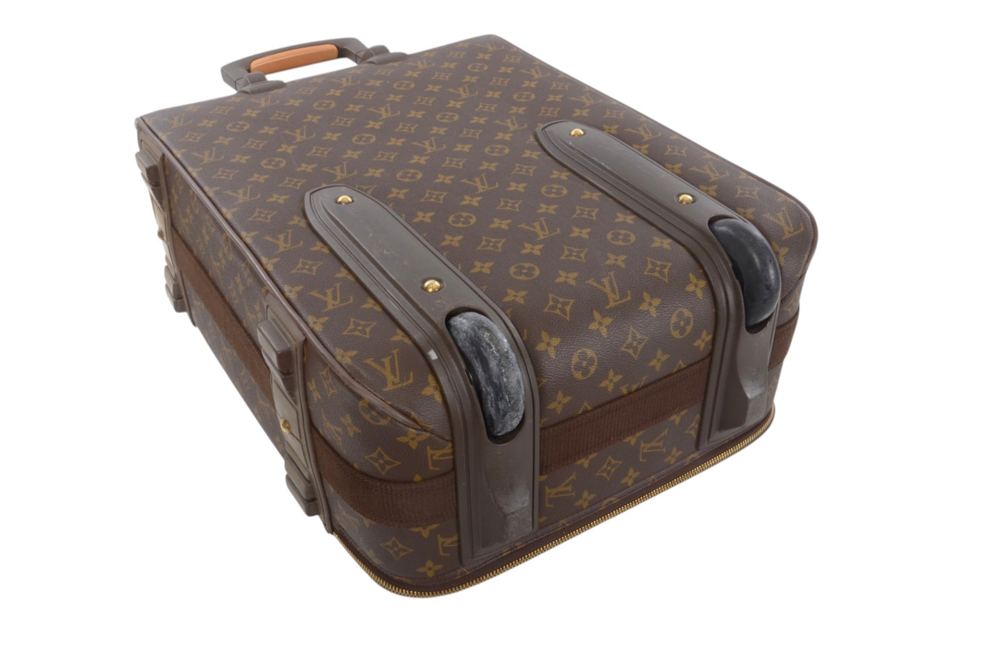 Louis Vuitton Pegase 55 Suitcase Travel Trolley Monogram Canvas Cabin Bag Weekend Designer Classic