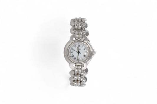 Fendi Women's Watch 1600L Quartz Wristwatch Dial Silver Ladies Designer Classic Authentic