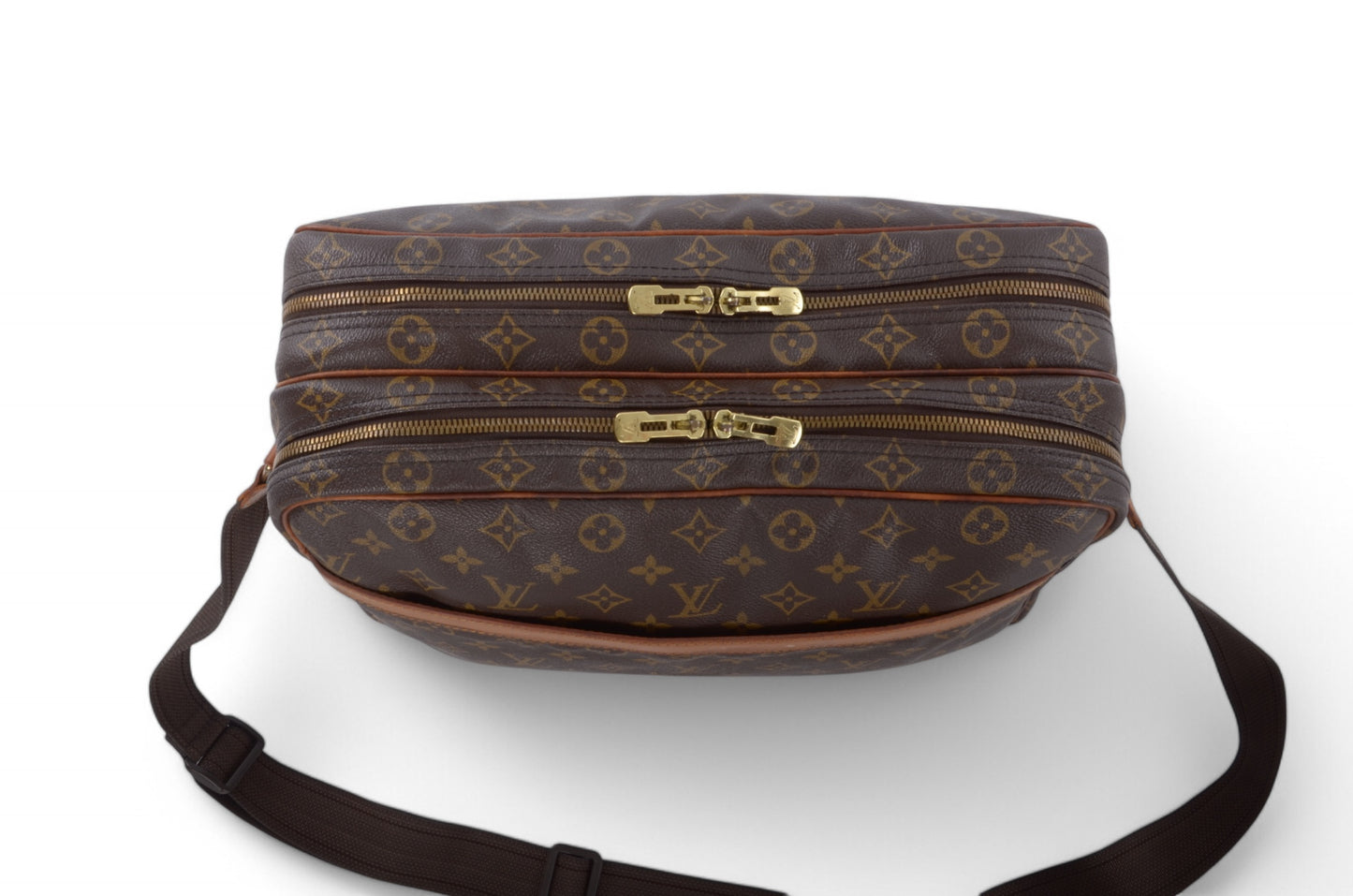 Louis Vuitton Reporter GM Monogram Vintage Crossbody Shoulder Bag Leather
