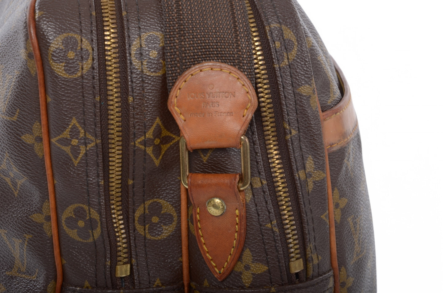 Louis Vuitton Reporter GM Monogram Vintage Crossbody Shoulder Bag Leather