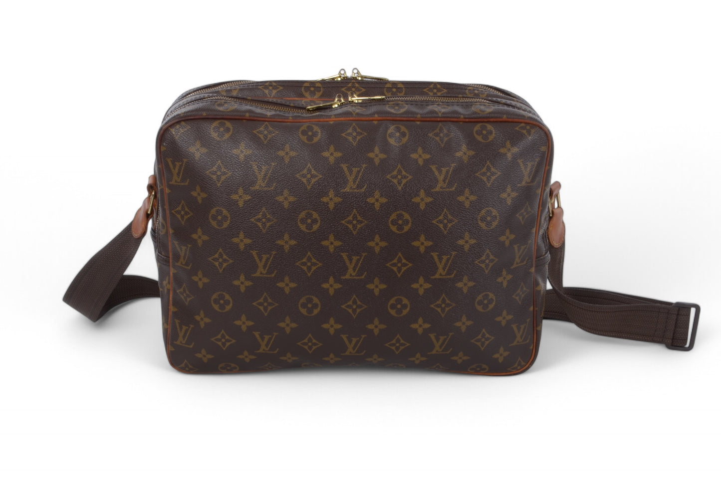 Louis Vuitton Reporter GM Monogram Vintage Crossbody Shoulder Bag Leather