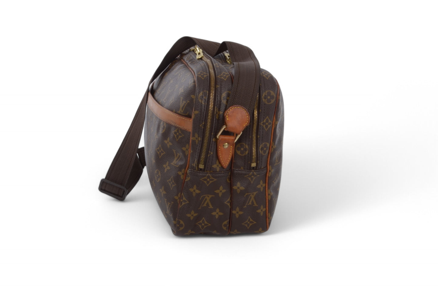Louis Vuitton Reporter GM Monogram Vintage Crossbody Shoulder Bag Leather