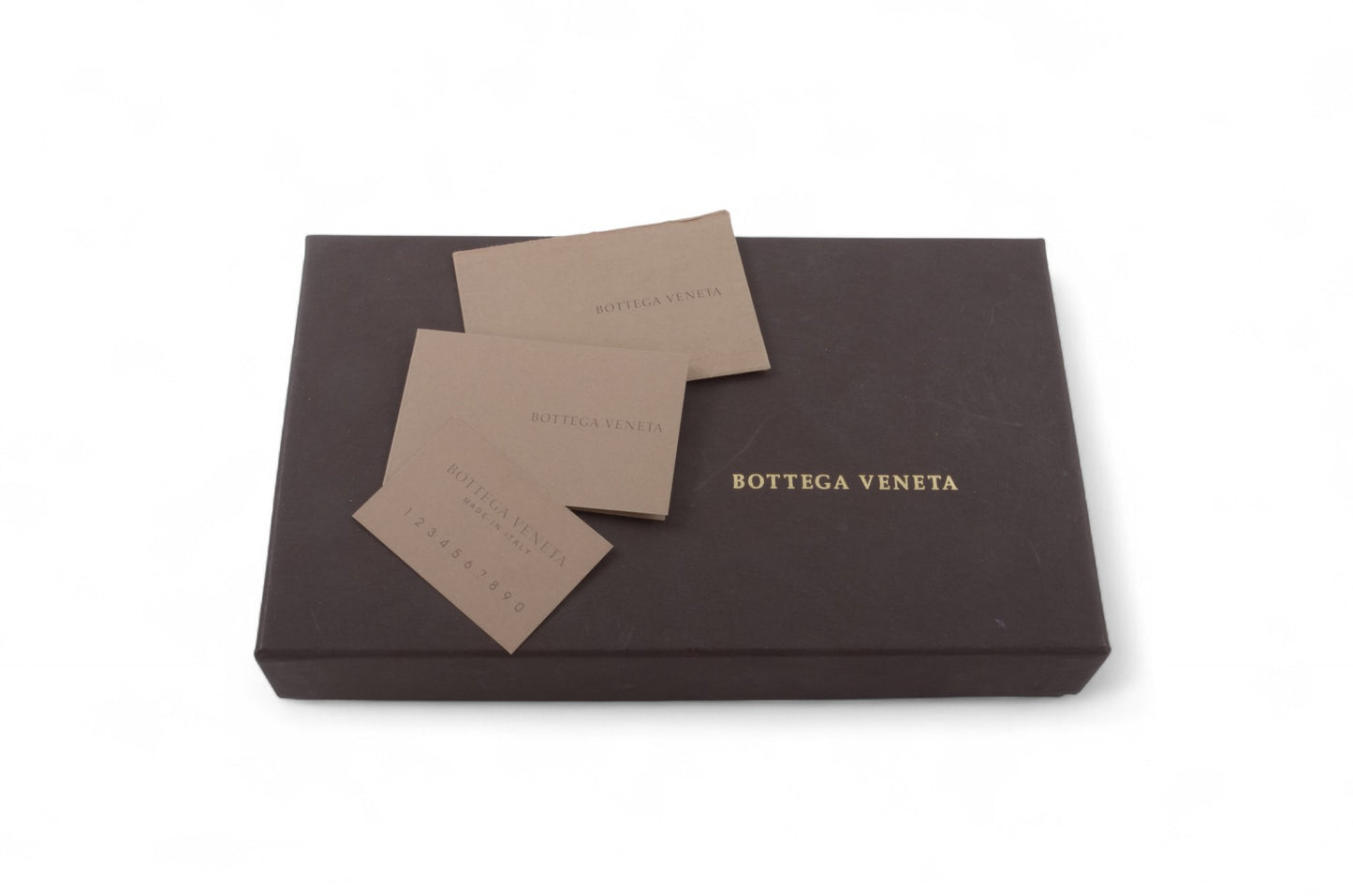 Bottega Veneta Intrecciato Leather Bifold Long Wallet Cardholder Crossbody Bag Black Designer Classic