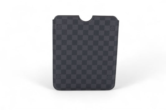 Louis Vuitton Damier Graphite iPad Hard Case Tablet Case Black Cover