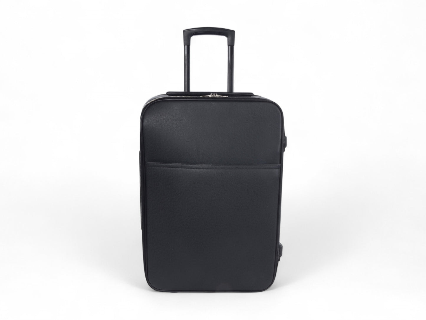 Louis Vuitton Black Taiga Leather Pégase 55 Rolling Travel Luggage Bag Suitcase Carry