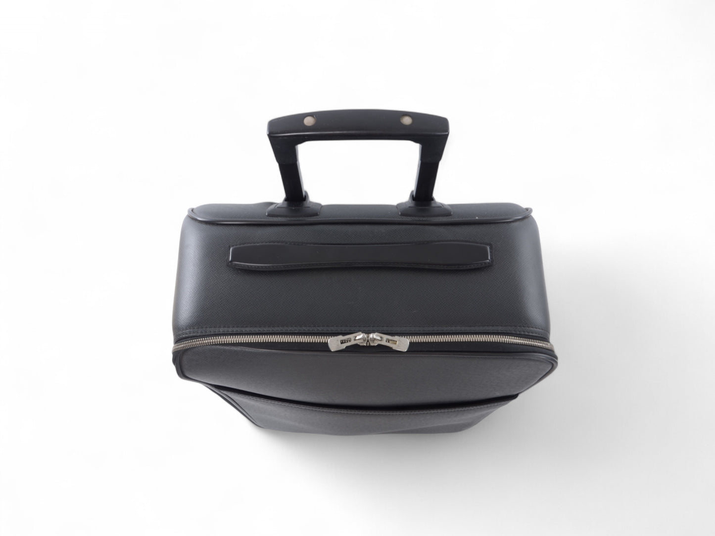 Louis Vuitton Black Taiga Leather Pégase 55 Rolling Travel Luggage Bag Suitcase Carry