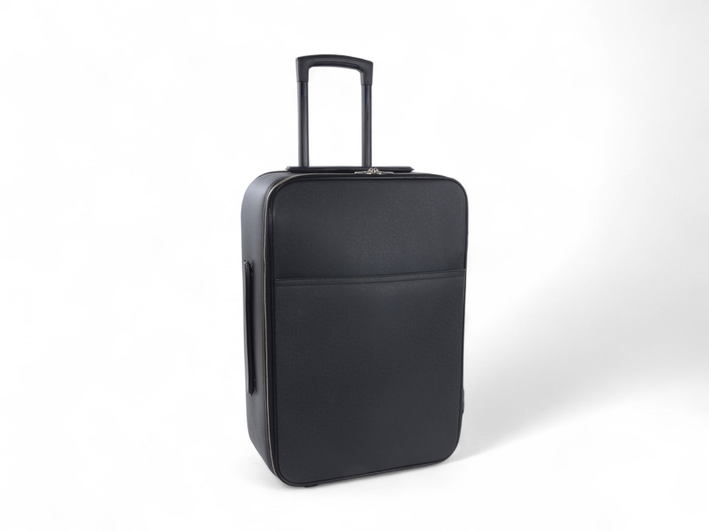 Louis Vuitton Black Taiga Leather Pégase 55 Rolling Travel Luggage Bag Suitcase Carry