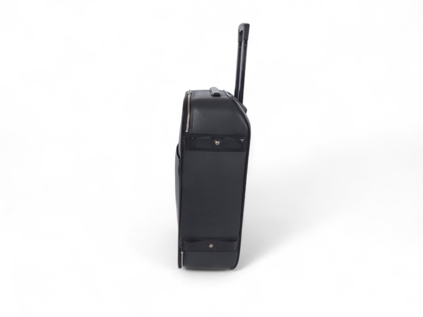 Louis Vuitton Black Taiga Leather Pégase 55 Rolling Travel Luggage Bag Suitcase Carry
