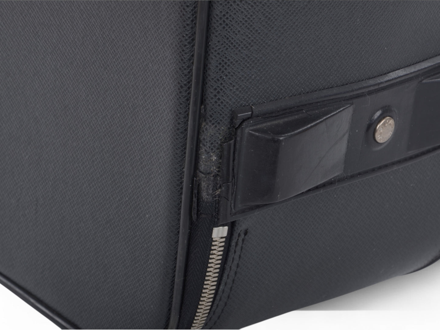 Louis Vuitton Black Taiga Leather Pégase 55 Rolling Travel Luggage Bag Suitcase Carry