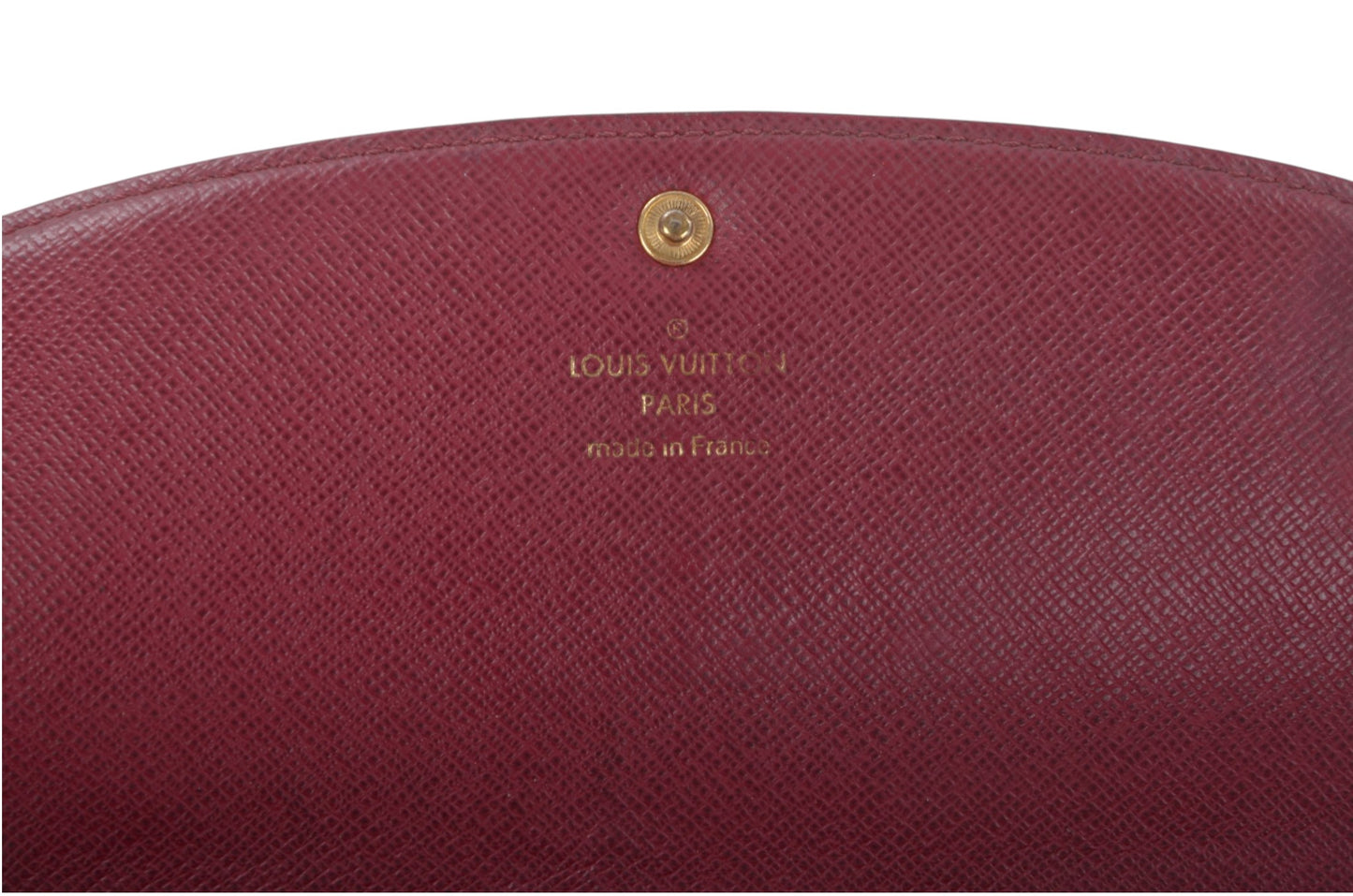 Louis Vuitton Emily Monogram Long Wallet Portefeuille Vintage Leather Canvas Brown Crossbody Bag