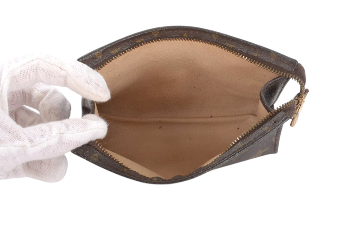 Louis Vuitton Pouch Toilette 15 Clutch Makeup Toilet Bag Monogram Vintage Designer Classic