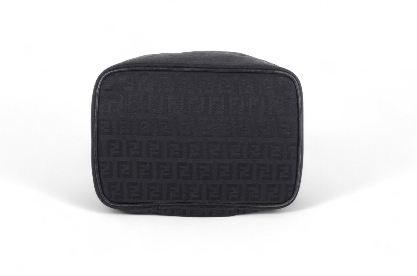 Fendi Zucca Toiletry Make up bag Pouch Canvas Clutch Vintage Monogram Designer Classic Authentic