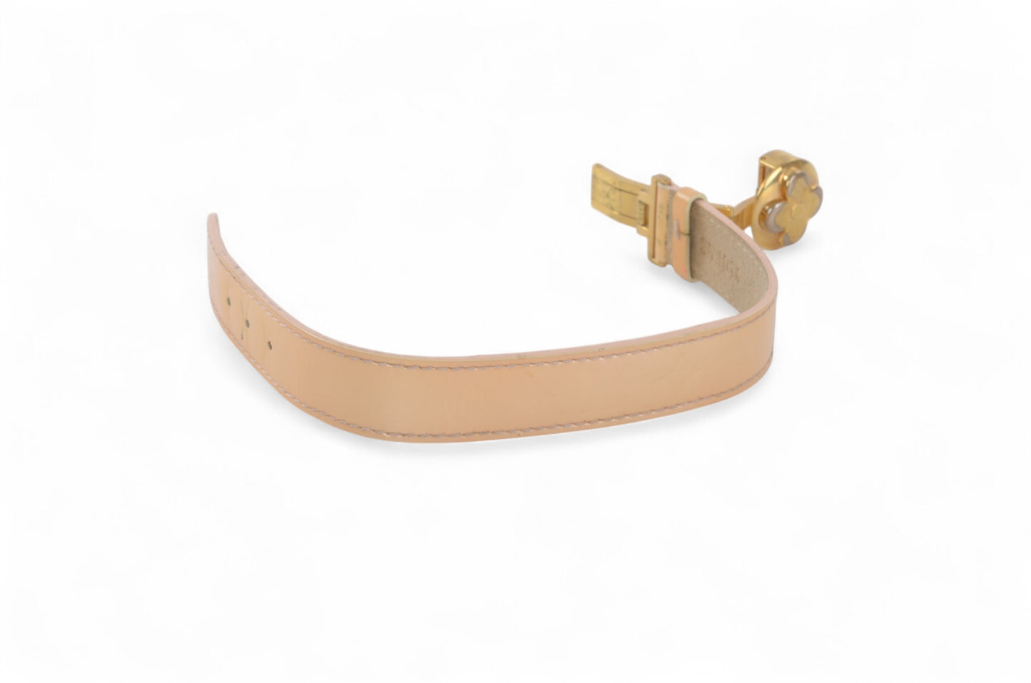 Louis Vuitton Good Luck Fleur Bracelet Cuff Bangle Leather