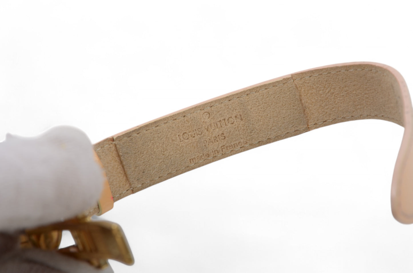 Louis Vuitton Good Luck Fleur Bracelet Cuff Bangle Leather