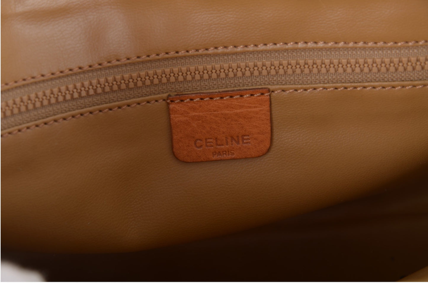 Celine Vintage Triomphe Clutch Bag Evening Bag Pouch Make Up Vanity Toiletry Monogram Canvas Designer Classic