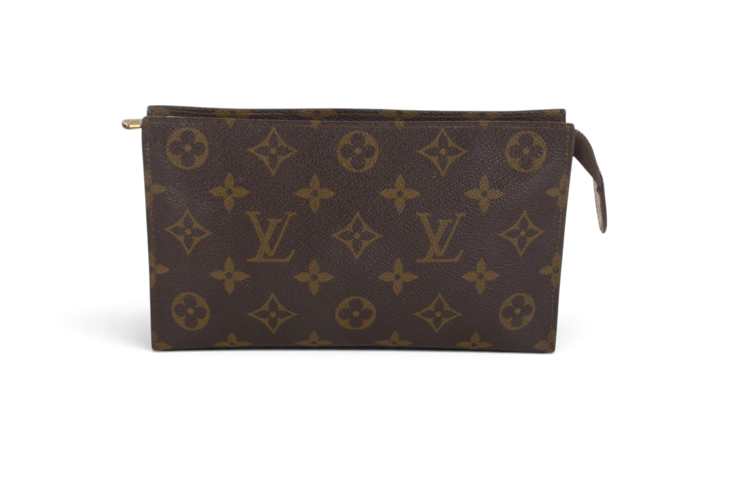 Louis Vuitton Pochette Toilette 19 Pouch Clutch Makeup Toilet Bag Monogram Vintage