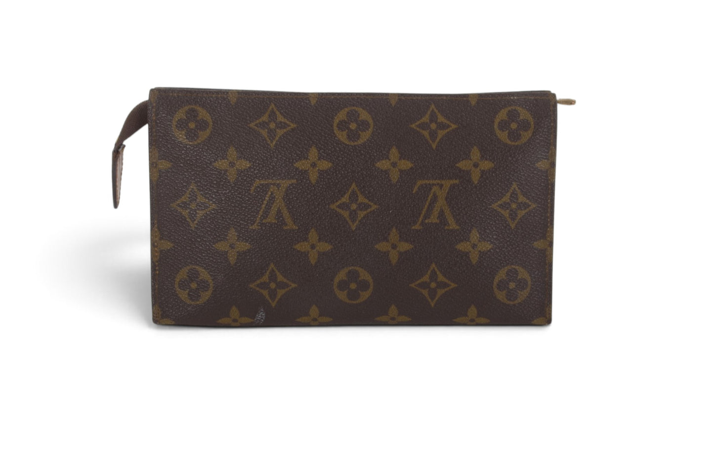 Louis Vuitton Pochette Toilette 19 Pouch Clutch Makeup Toilet Bag Monogram Vintage