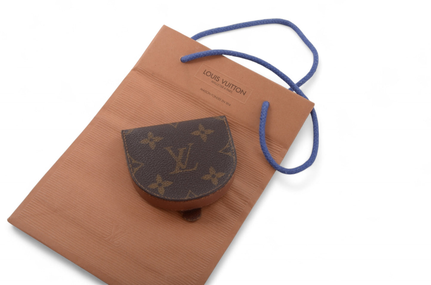 Louis Vuitton Monnaie Cubetto Coin Purse Case Pouch Monogram Canvas Wallet