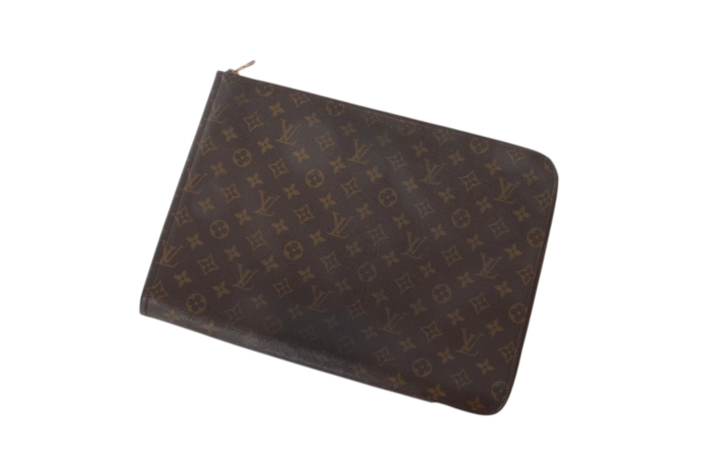 Louis Vuitton Laptop Document Case Monogram Vintage Business Computer Bag Canvas Leather Designer Classic