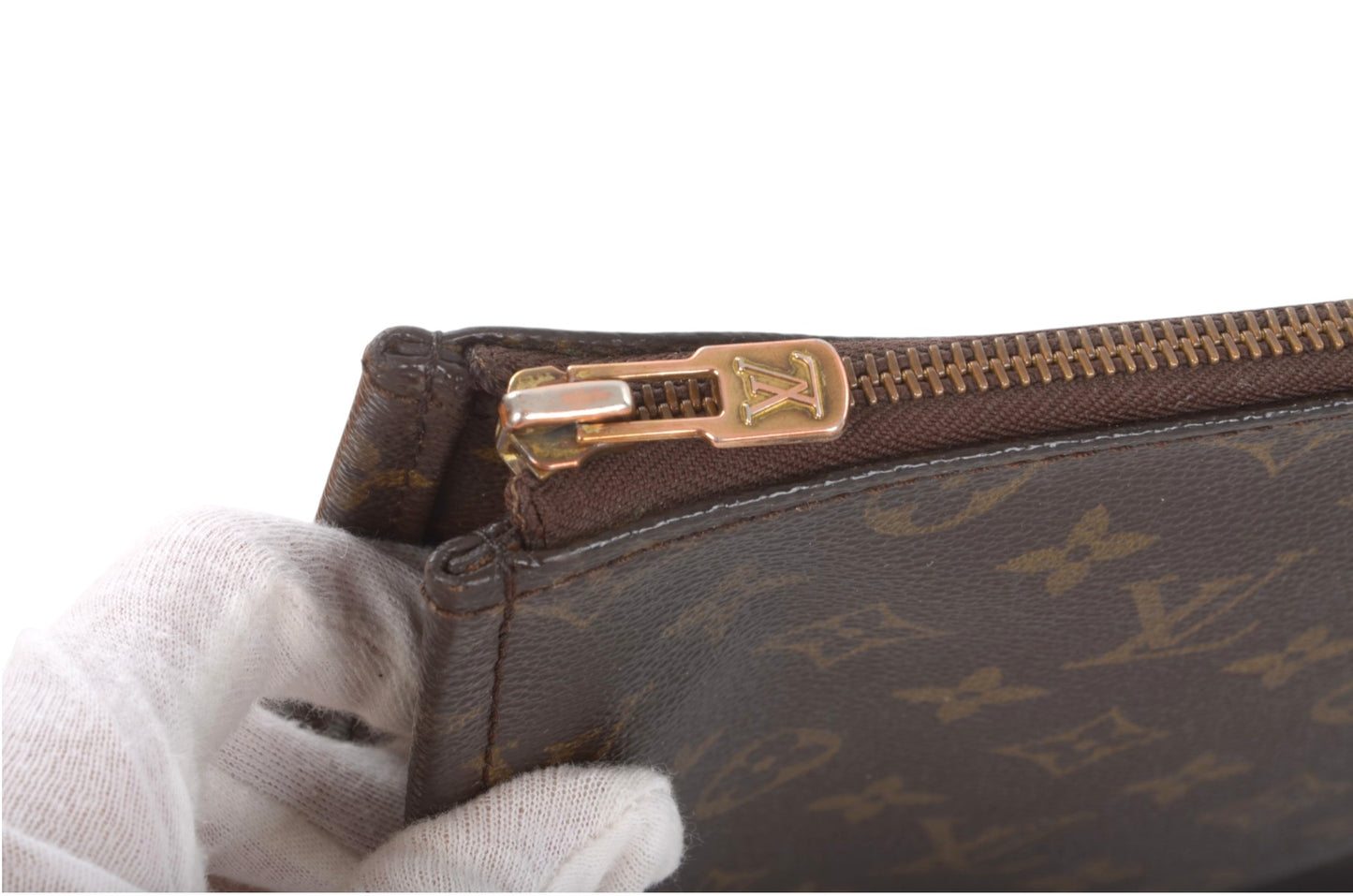 Louis Vuitton Laptop Document Case Monogram Vintage Business Computer Bag Canvas Leather Designer Classic