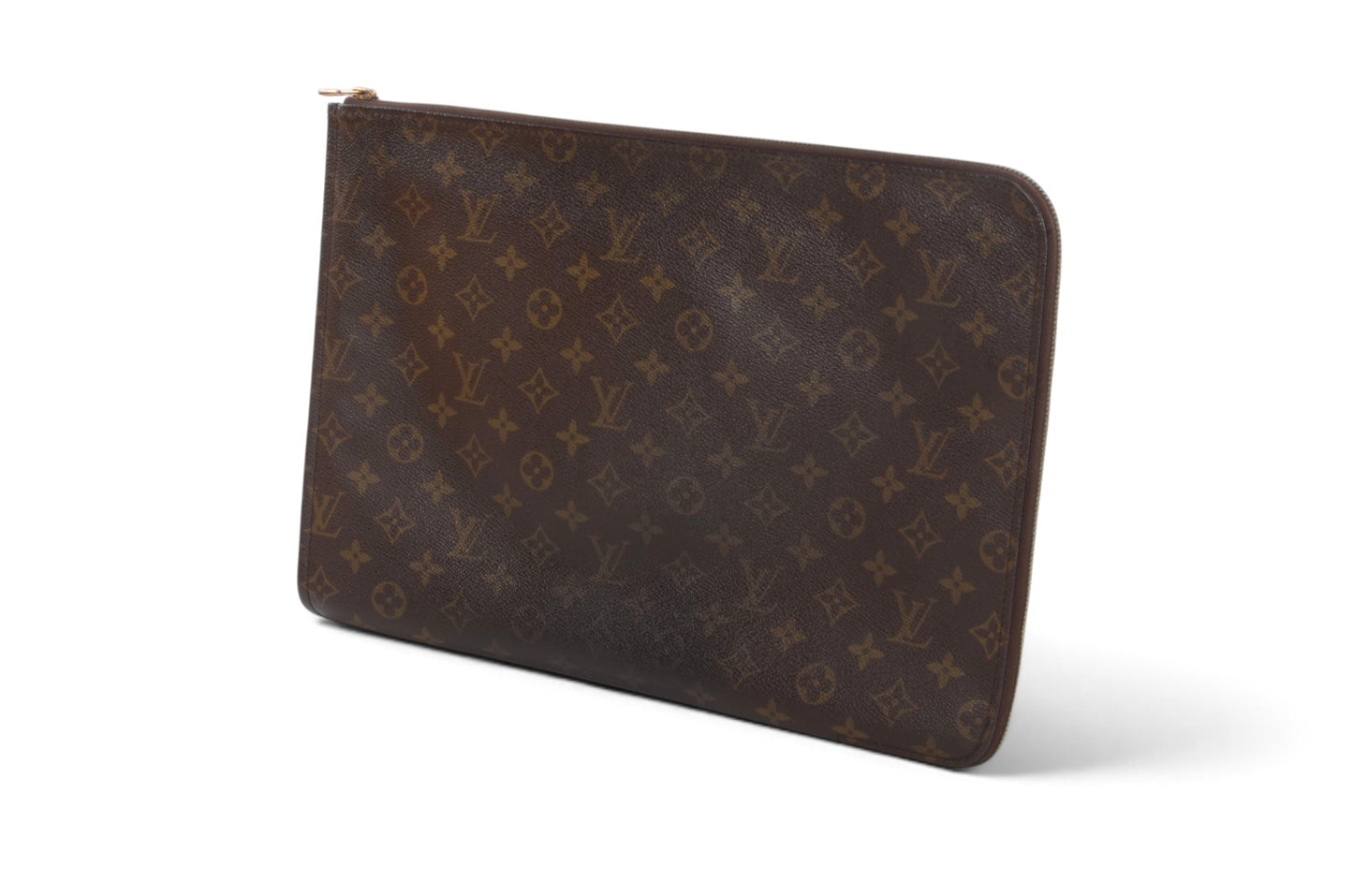 Louis Vuitton Laptop Document Case Monogram Vintage Business Computer Bag Canvas Leather Designer Classic