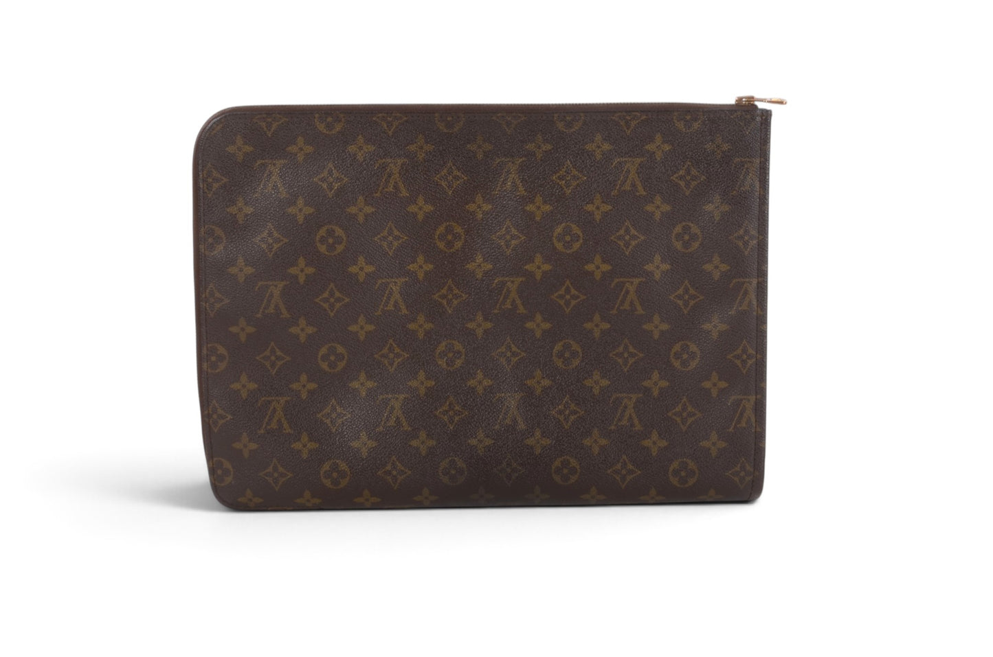 Louis Vuitton Laptop Document Case Monogram Vintage Business Computer Bag Canvas Leather Designer Classic