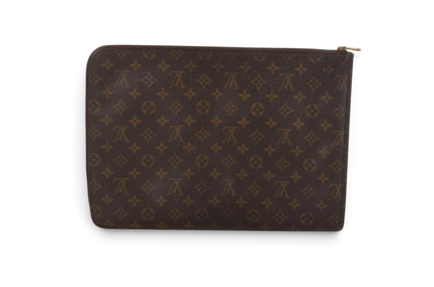 Louis Vuitton Laptop Document Case Monogram Vintage Business Computer Bag Canvas Leather Designer Classic