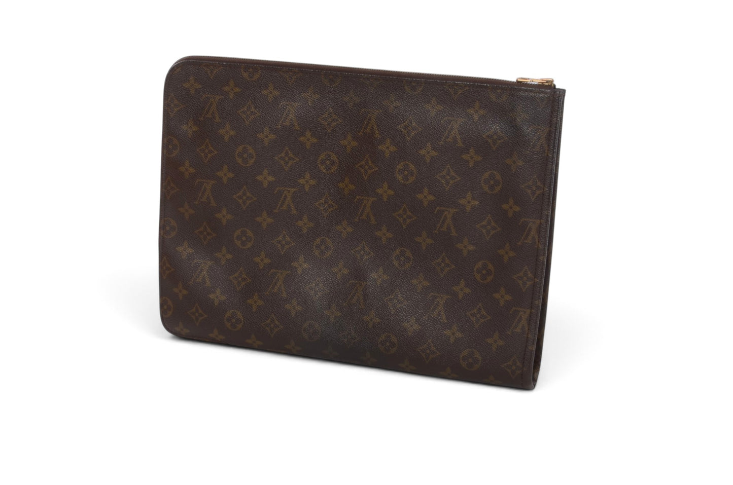 Louis Vuitton Laptop Document Case Monogram Vintage Business Computer Bag Canvas Leather Designer Classic