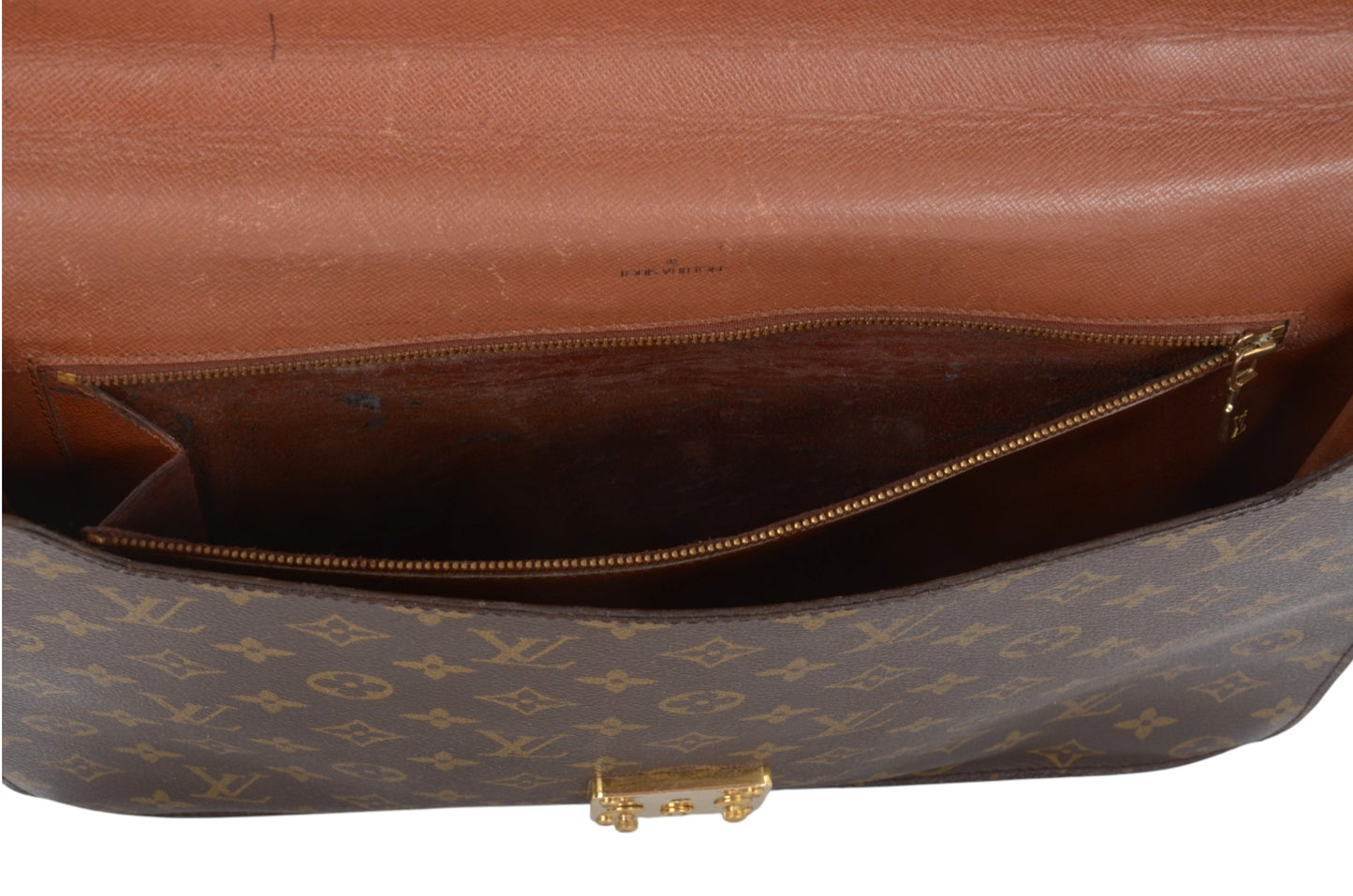 Louis Vuitton Porte Documents Briefcase Laptop Bag Vintage Monogram Designer Classic