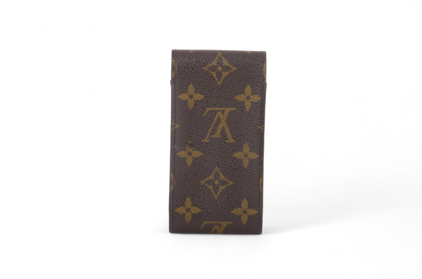 Louis Vuitton Cigarette Lighter Case Etui Monogram Canvas Brown Vintage Designer Classic