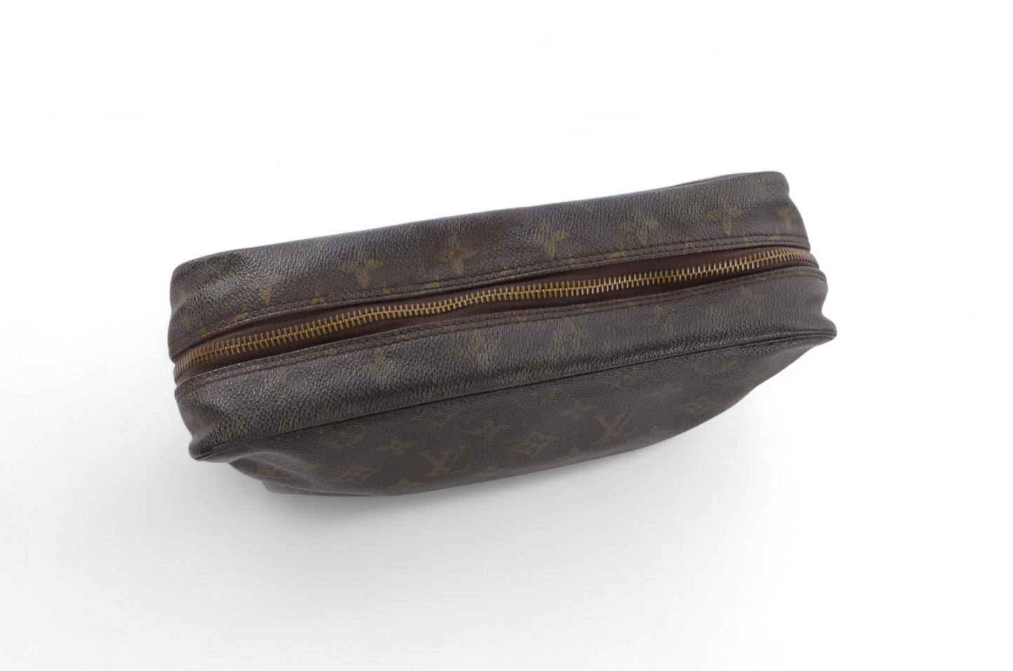 Louis Vuitton Trousse 28 Pouch Clutch Makeup Toilet Bag Monogram Vintage