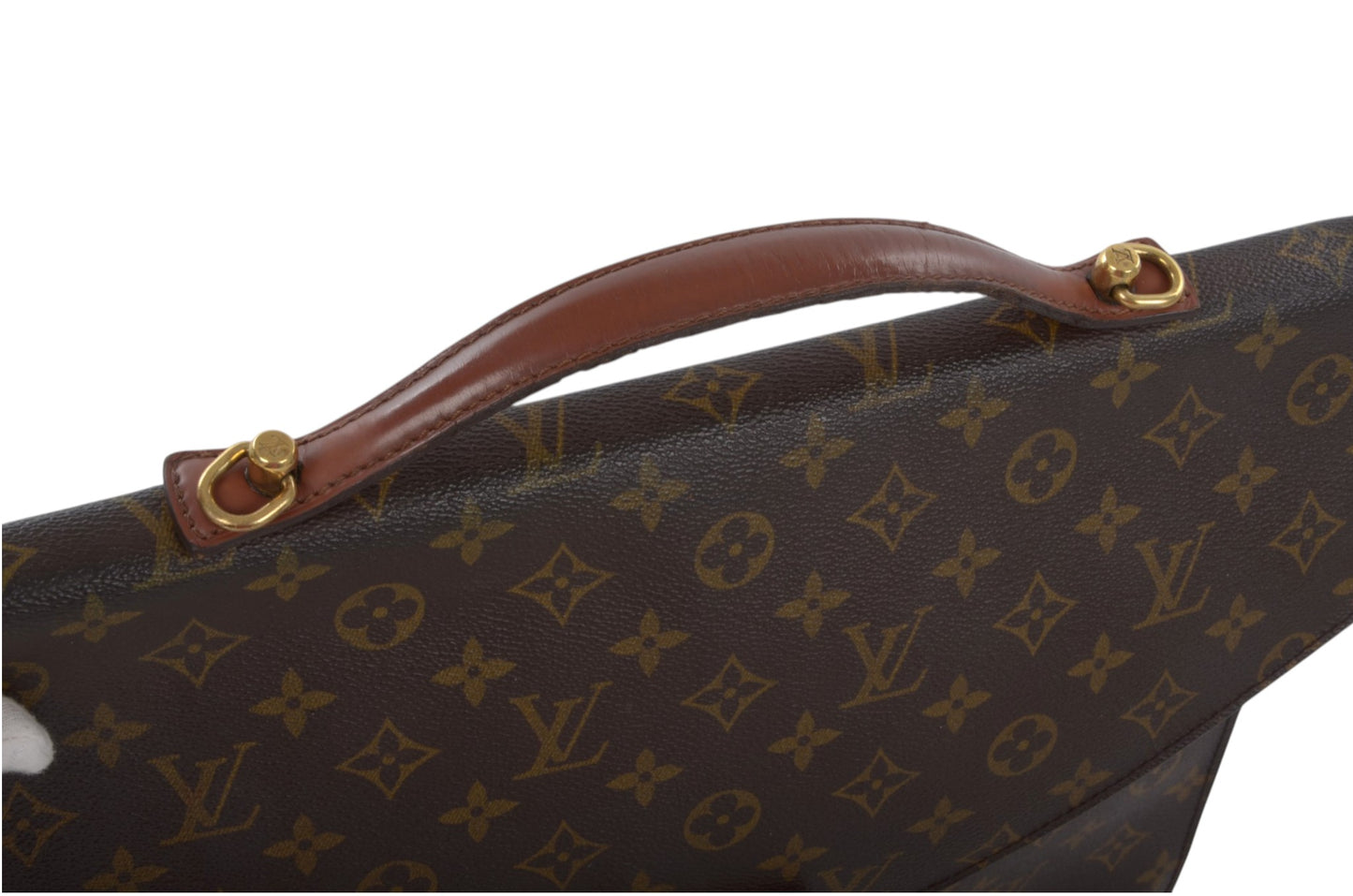 Louis Vuitton Porte Documents Briefcase Laptop Bag Vintage Monogram Designer Classic