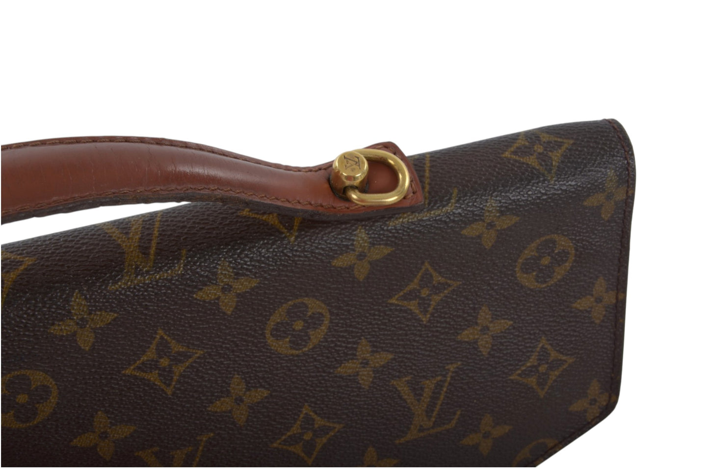 Louis Vuitton Porte Documents Briefcase Laptop Bag Vintage Monogram Designer Classic