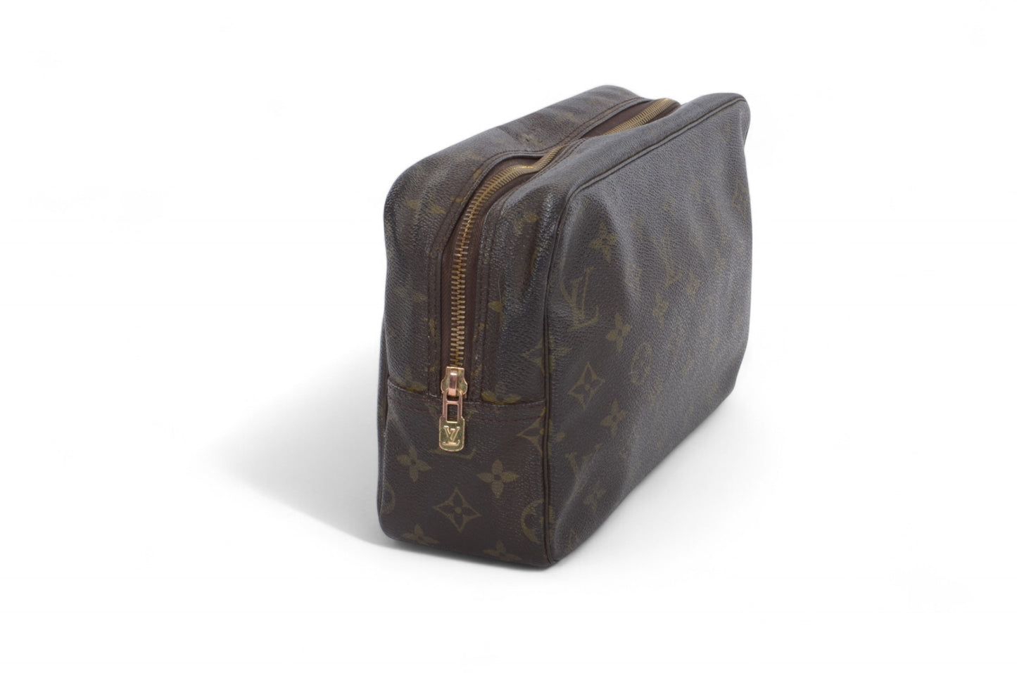 Louis Vuitton Trousse 28 Pouch Clutch Makeup Toilet Bag Monogram Vintage