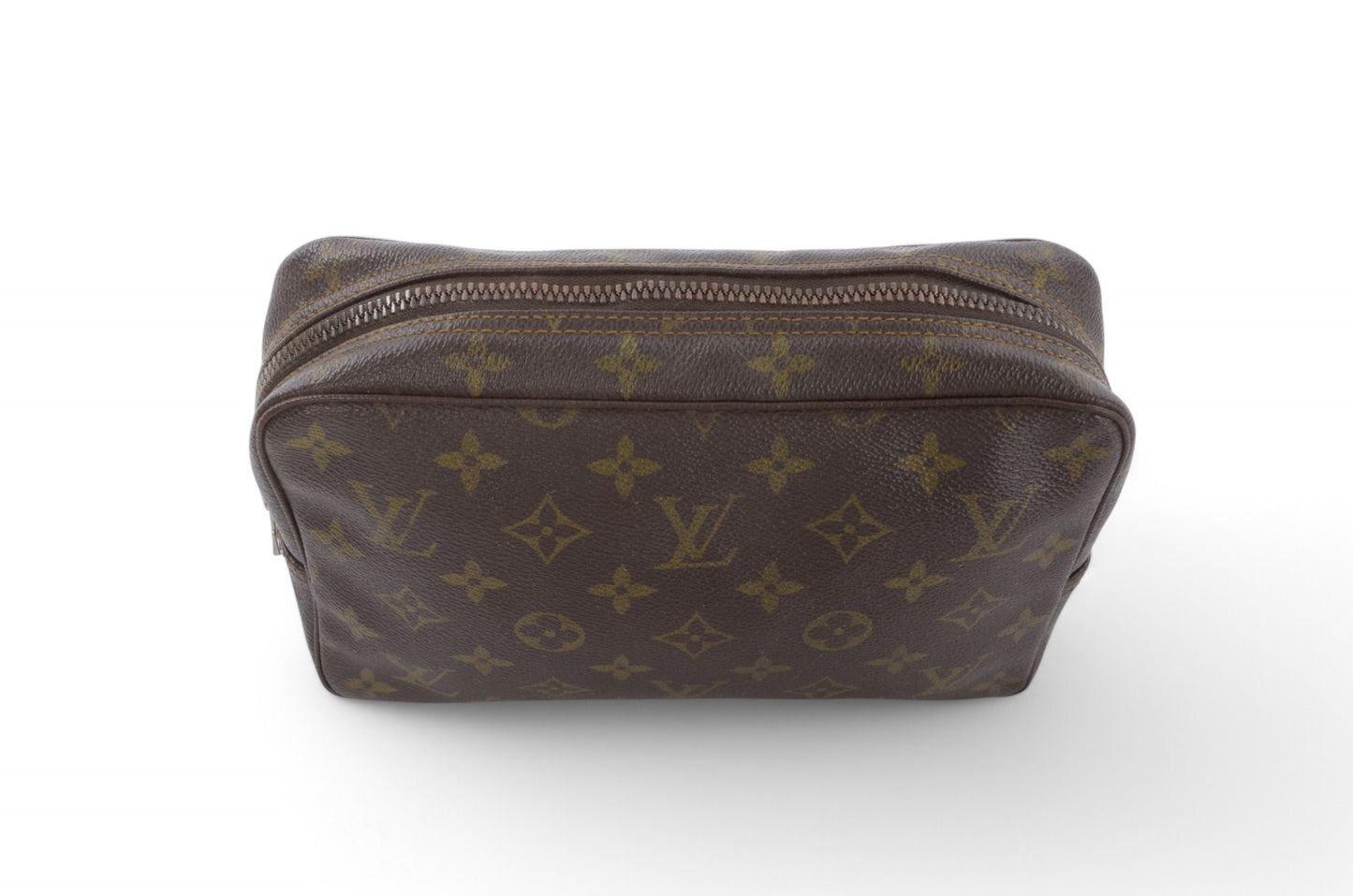 Louis Vuitton Trousse 24 Pouch Clutch Makeup Toilet Bag Monogram Vintage