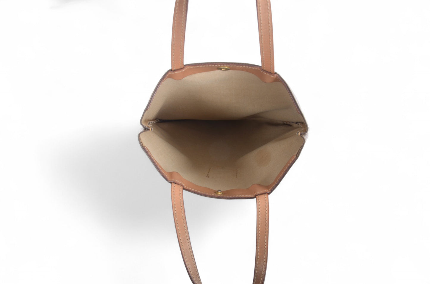 Celine Vintage Triomphe Bag Mini Tote Handbag Monogram Vintage Brown Designer Classic Authentic