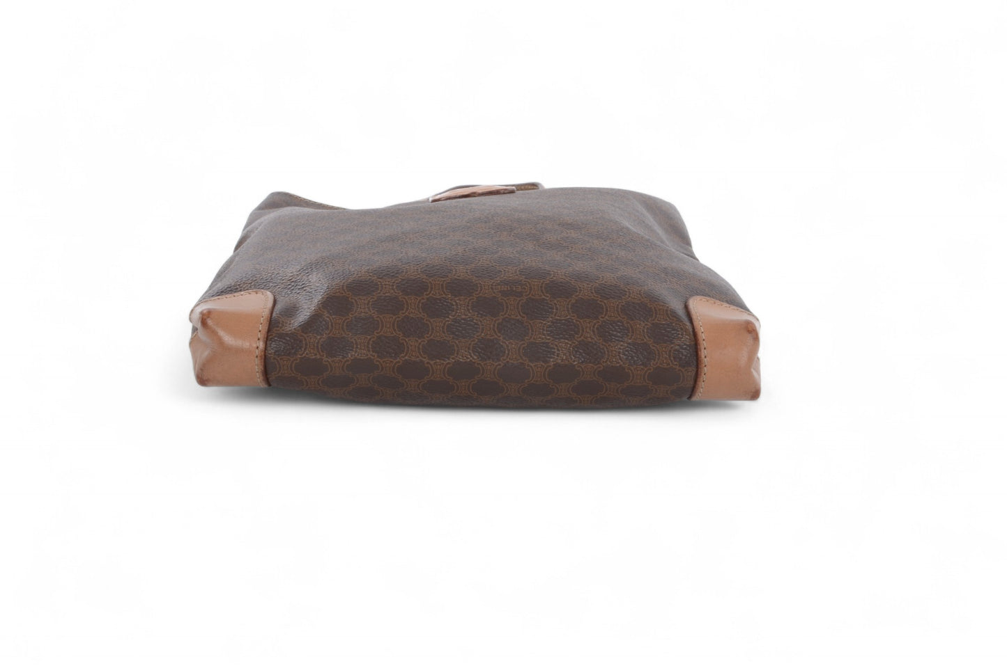 Celine Vintage Triomphe Bag Mini Tote Handbag Monogram Vintage Brown Designer Classic Authentic