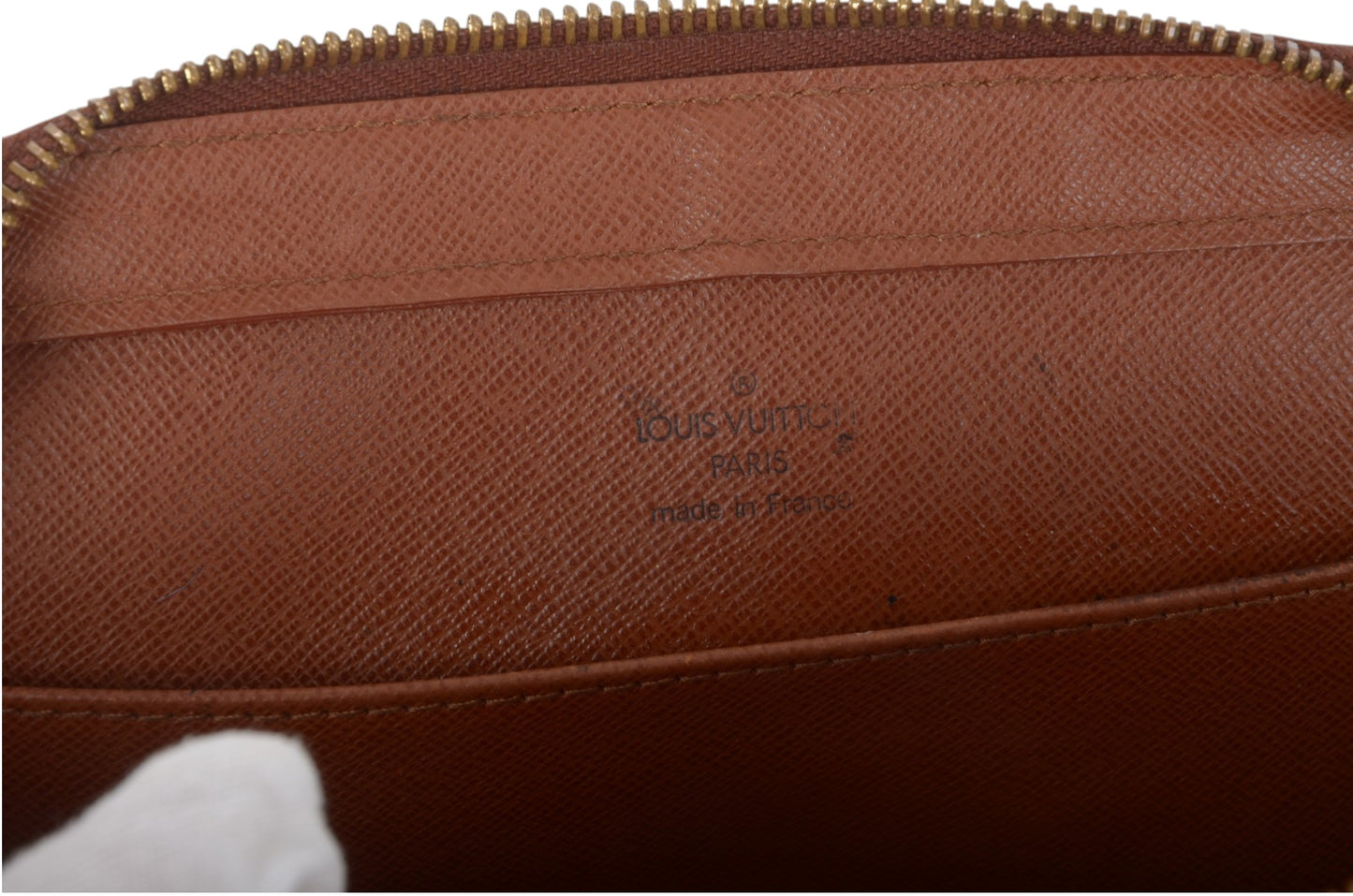 Louis Vuitton Vintage Orsay Clutch Bag Monogram Brown Designer Classic Authentic