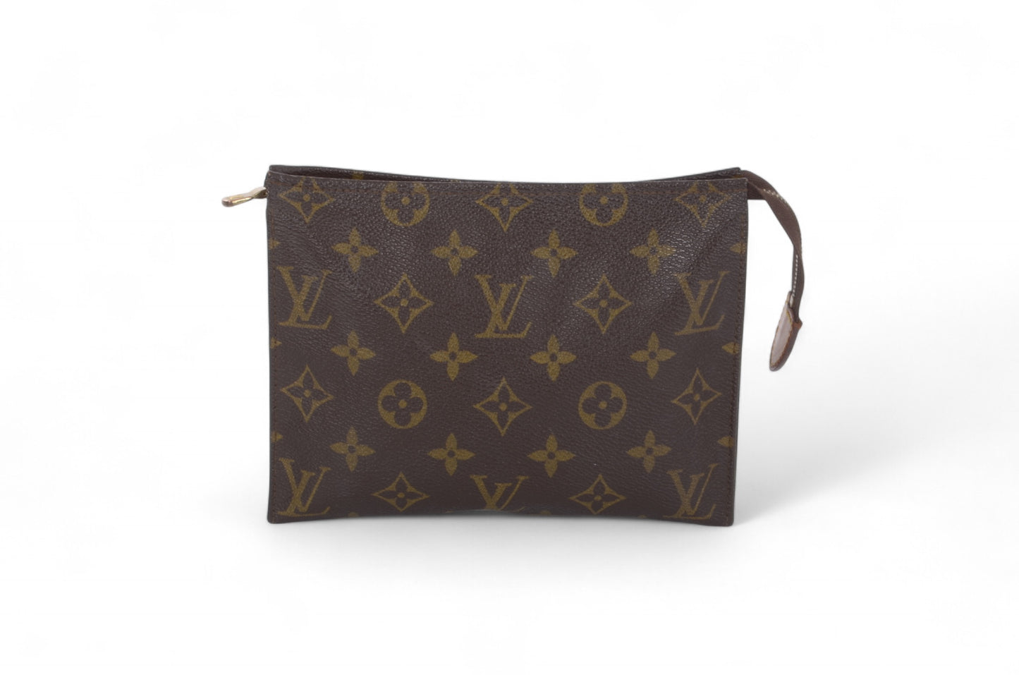 Louis Vuitton Pouch Toilette 19 Pouch Clutch Makeup Toilet Bag Monogram Vintage
