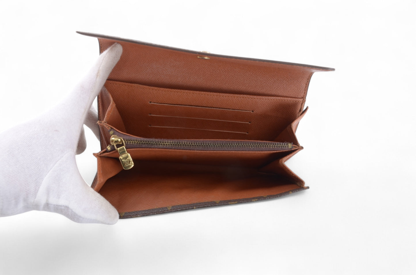 Louis Vuitton x Stephen Sprouse Graffiti Sarah Monogram Wallet Vintage Leather Canvas Brown Crossbody Bag