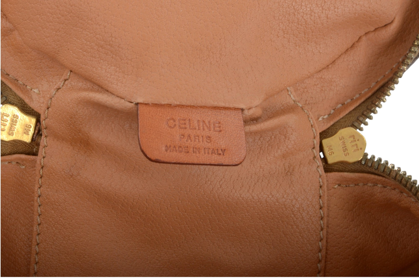 Celine Vintage Triomphe Vanity Bag Make Up Toiletry Monogram Canvas Designer Classic