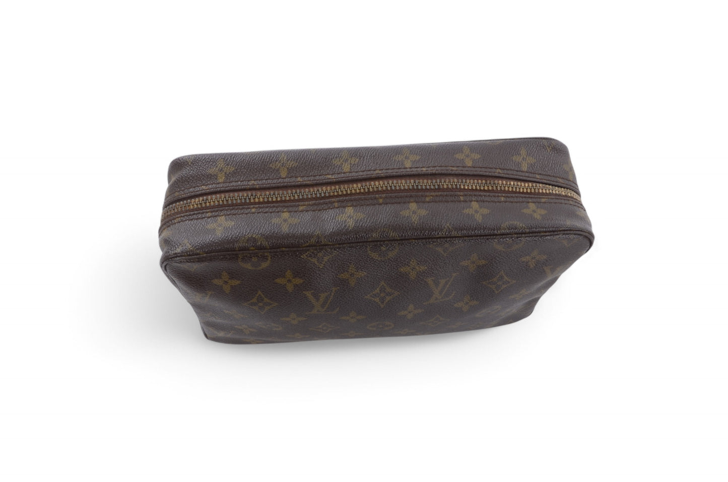 Louis Vuitton Trousse 28 Pouch Clutch Makeup Toilet Bag Monogram Vintage