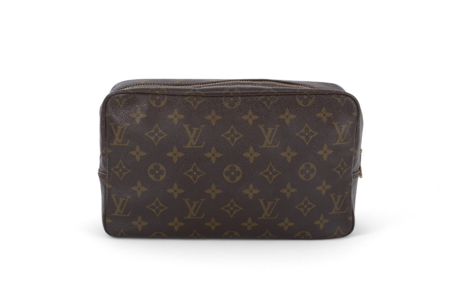 Louis Vuitton Trousse 28 Pouch Clutch Makeup Toilet Bag Monogram Vintage