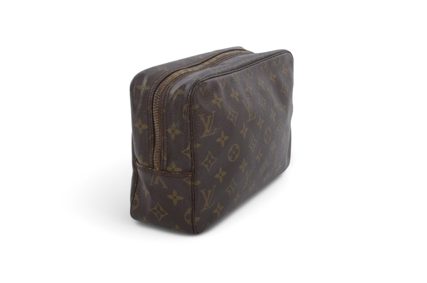 Louis Vuitton Trousse 28 Pouch Clutch Makeup Toilet Bag Monogram Vintage
