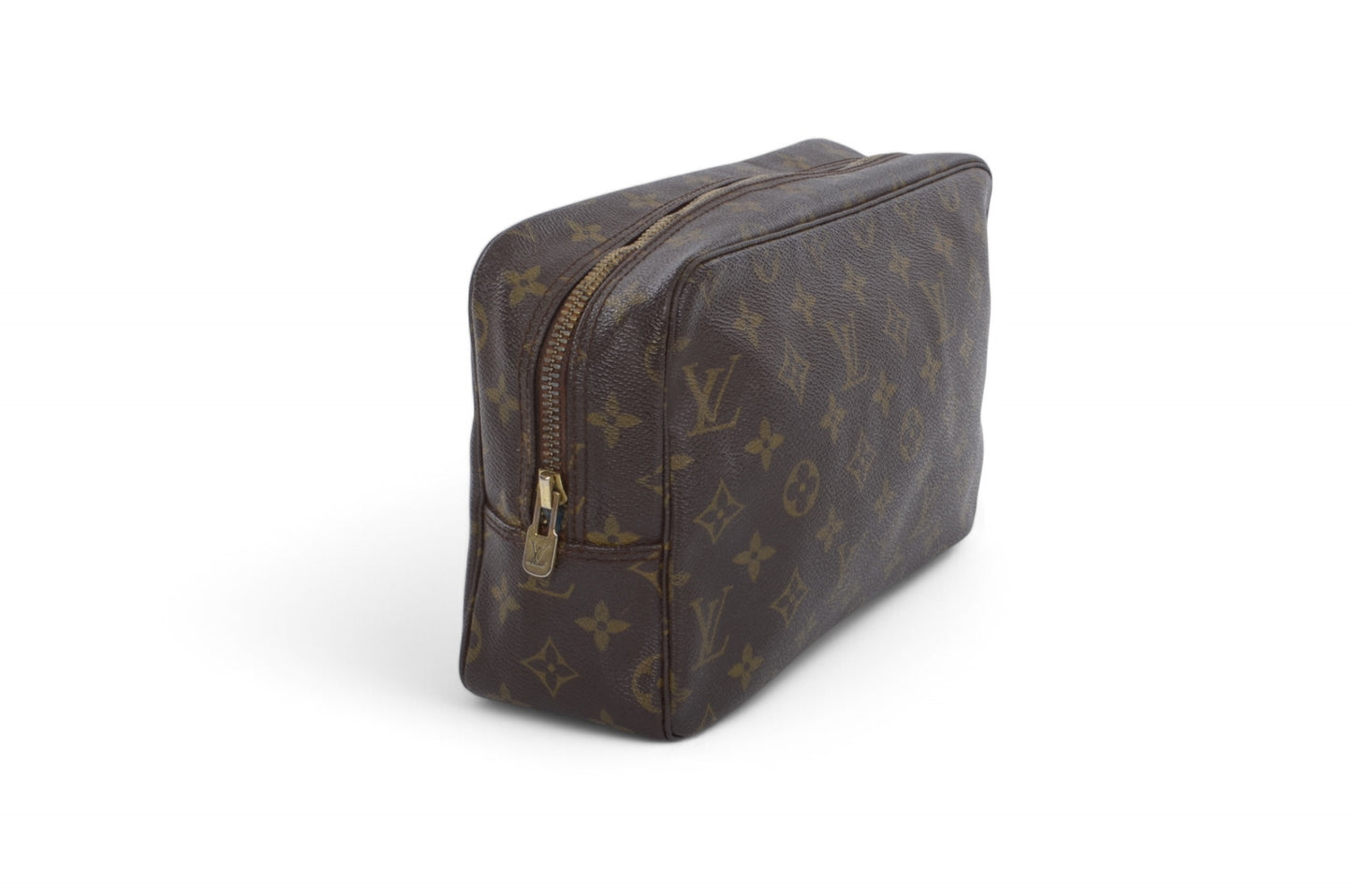 Louis Vuitton Trousse 28 Pouch Clutch Makeup Toilet Bag Monogram Vintage