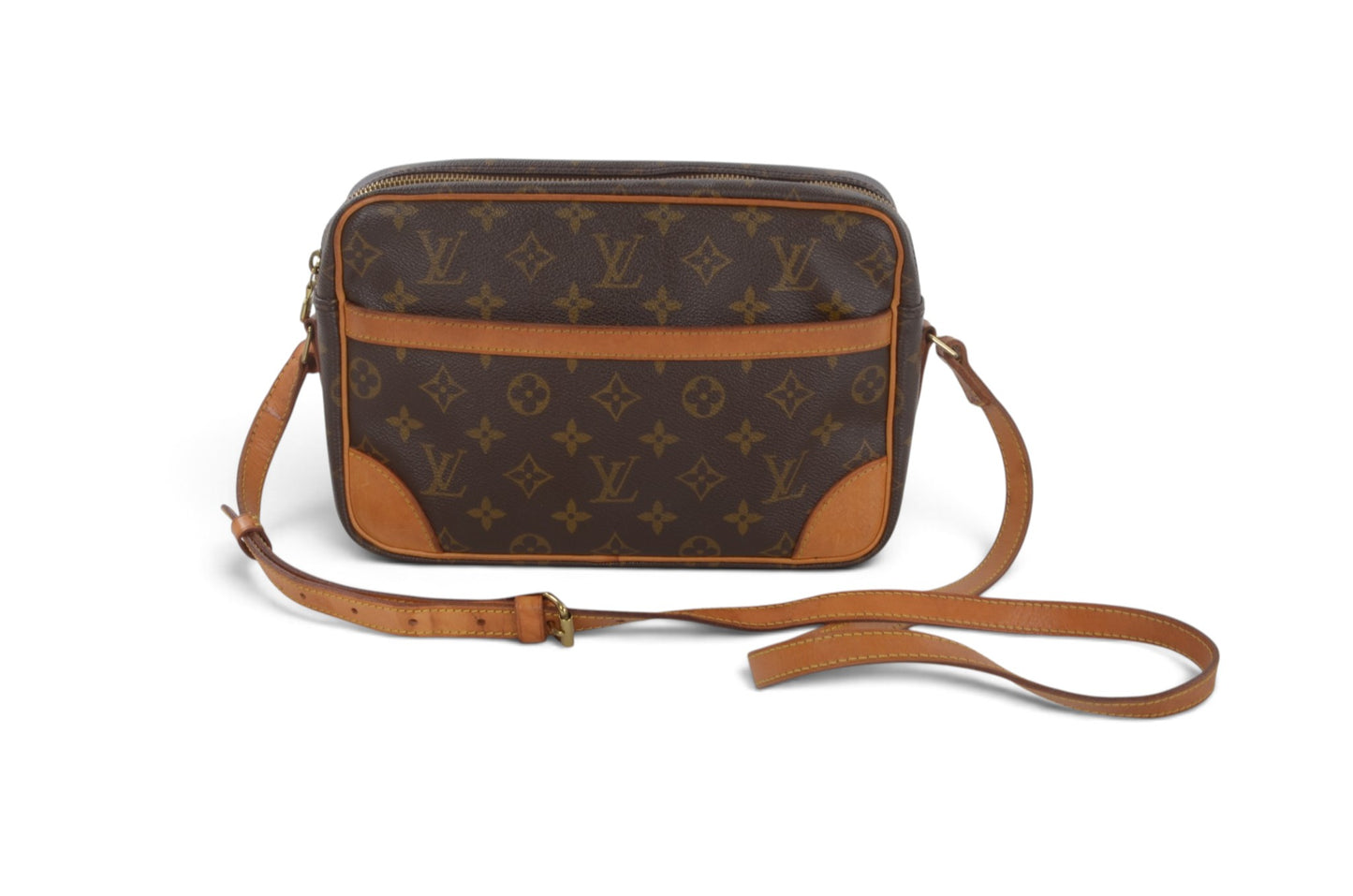 Louis Vuitton Vintage Trocadero 27 Crossbody Bag Monogram Shoulder Bag Designer Classic Authentic Luxury